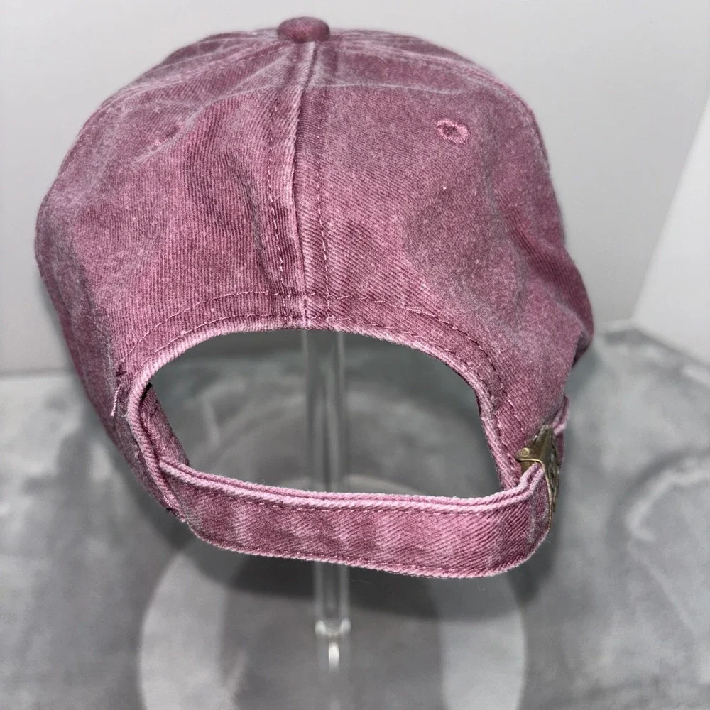 Panama City Beach Florida Established 1953 Ball Cap Burgundy Distressed